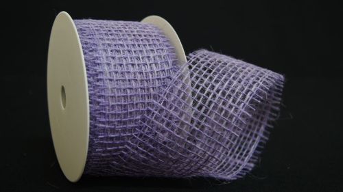 Bild von Band, 10m/   50mm Jute, lila