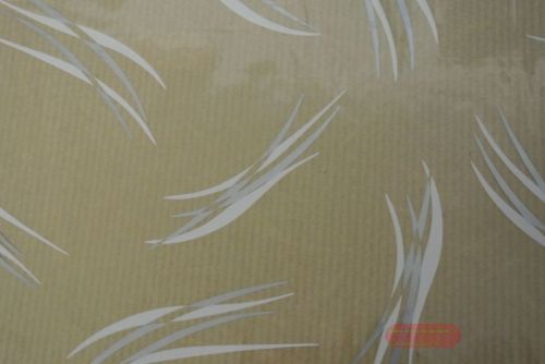 Bild von Bogen 70x 100cm, Folie Schweif, weiss/grau