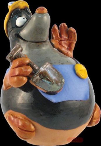 Bild von Gartenkeramik, Maulwurf 18cm - ohne Stab