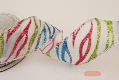 Bild von Band 10m/ 40mm, rinkeled, bunt