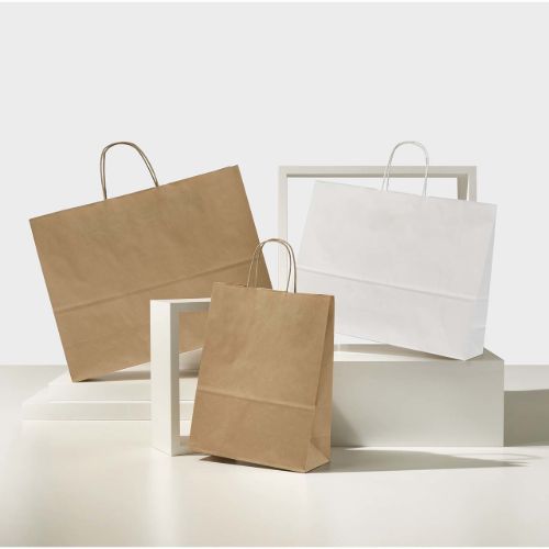 Bild von Tasche, B40+12 x H31cm - LU, weiss