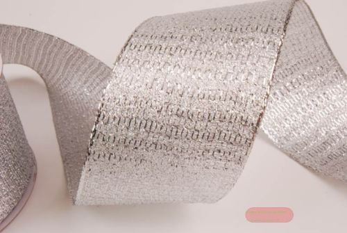 Bild von Band 20m/  65mm, Lurex-Netz, silber