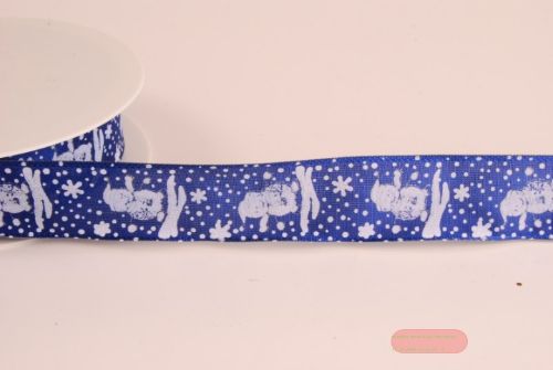 Bild von Band 25m/ 25mm, Schneemann, blau