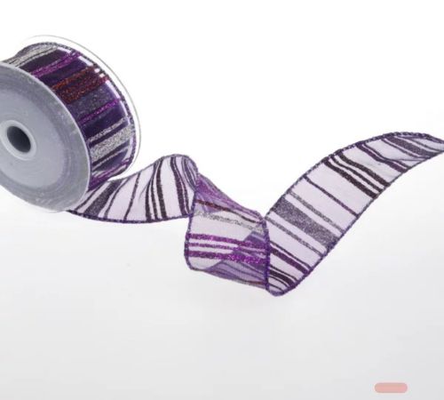 Bild von Band 10m/ 40mm, Glitterstreifen, violet