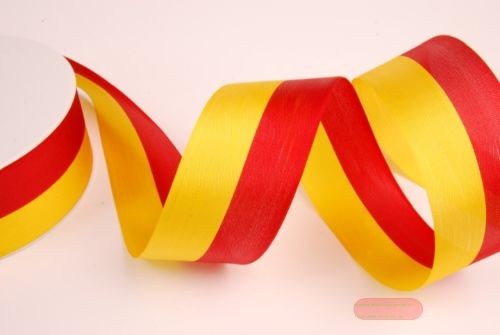 Bild von Band 50m/ 40mm, National, rot/gelb
