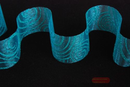 Bild von Band 20m/ 40mm, rinkeled unwired, türkis