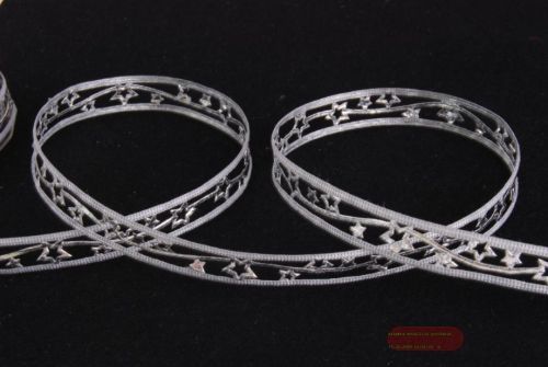 Bild von Band 20m/ 15mm, Sternenreihe, grau/silber
