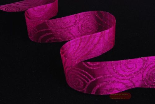 Bild von Band 20m/ 25mm, rinkeled unwired, fuchsia
