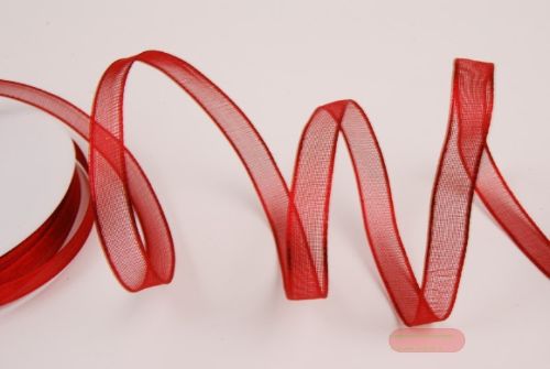 Bild von Band 20m/ 10mm, Lurex-Draht, rot