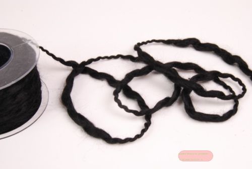 Bild von Band 15m/ 20mm, Wolle, schwarz