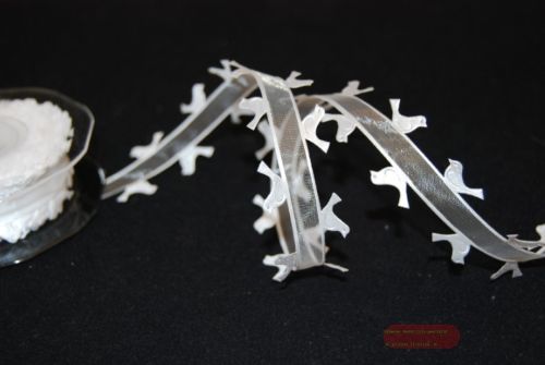 Bild von Garland 10m/ 25mm, Birds, weiss