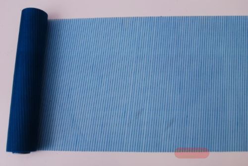 Bild von Tischläufer 15m/ 280mm, Streifen-Organza, blau