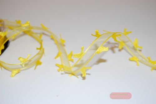 Bild von Garland 10m/ 25mm, Birds, gelb