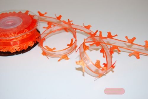 Bild von Garland 10m/ 25mm, Birds, orange