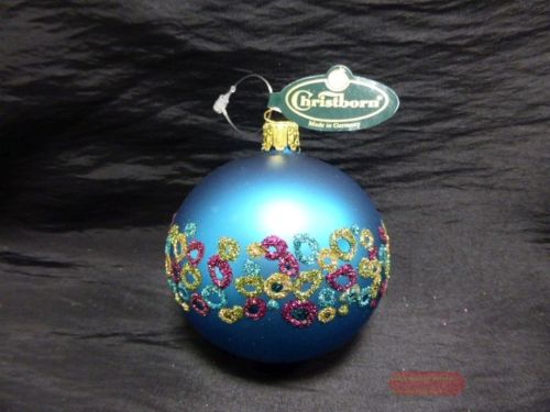 Bild von Lilou, Kugel  8cm, türkis matt