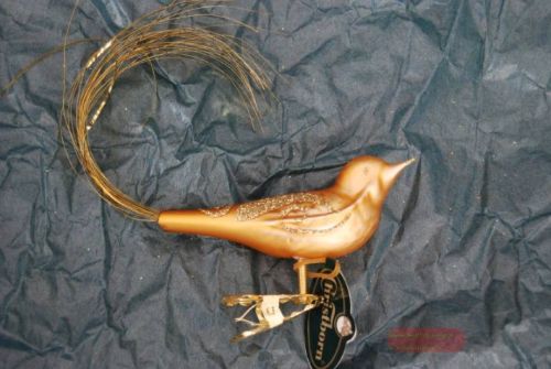 Bild von Parodie, Vogel 7cm, gold