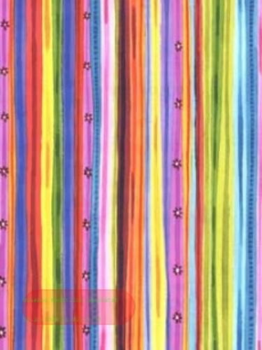Bild von Rolle 200m x  30cm, Aschanti Streifen, bunt