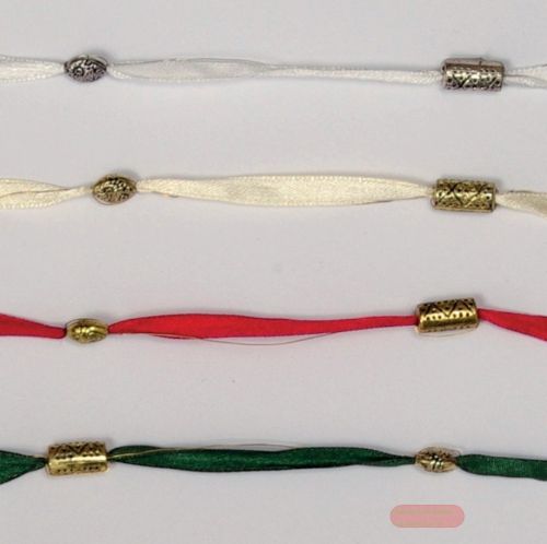 Bild von Band, 10m/ 5mm 3D-Ornamente, rot