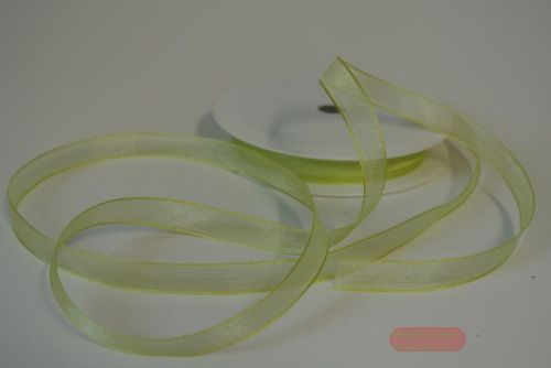 Bild von Band 25m/ 09mm, Organza, lindengrün