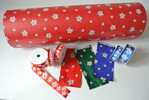 Bild von Bogen 50x  70cm, Edelweiss Kraft weiss 60gm2, rot