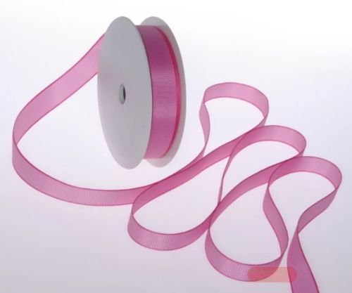 Bild von Band, 25m/ 15mm Rips Biccolor - zertifiziert, rosa