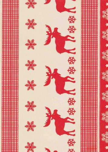 Bild von Rolle 250m x  50cm, Bodö Elch gerippt, rot