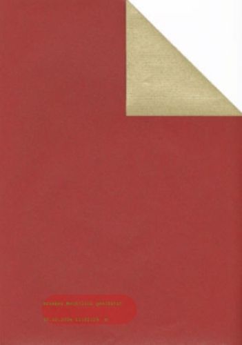 Bild von Rolle 200m x  50cm, Uni gerippt, rot/gold