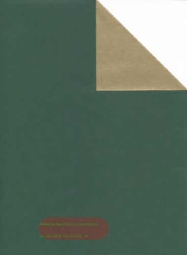 Bild von Rolle 200m x  50cm, Uni gerippt, grün/gold