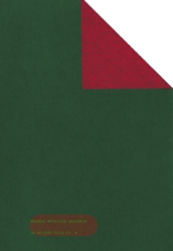 Bild von Rolle 200m x  50cm, Uni gerippt, grün/rot