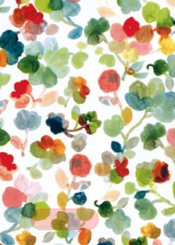 Bild von Rolle 200m x  70cm, Ravenna Blumen, bunt