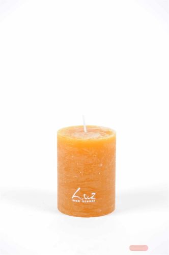 Bild von Rustic Zylinderkerze,   8cm x Ø60mm, bienenwachs