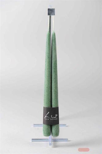 Bild von Rustic Tauchkerze, 30cm x 22mm - Paar, eiben