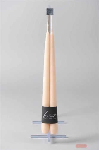 Bild von Rustic Tauchkerze, 30cm x 22mm - Paar, mondstein