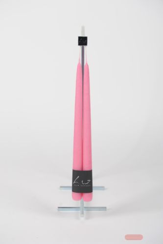 Bild von Rustic Tauchkerze, 30cm x 22mm - Paar, fuchsia