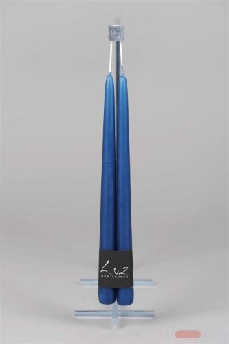 Bild von Tauchkerze, 30cm x 22mm - 1 Paar, dunkel blau*