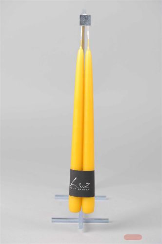 Bild von Tauchkerze, 30cm x 22mm - 1 Paar, ocker