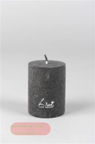 Bild von Velvet Zylinderkerze,   8cm x Ø60mm, beluga