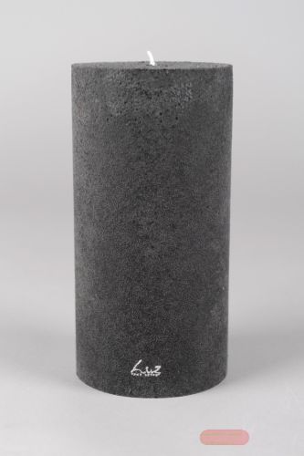 Bild von Velvet Zylinderkerze, 20cm x Ø100mm, beluga