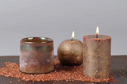 Bild von Glas Körner, 550gr, amber-braun