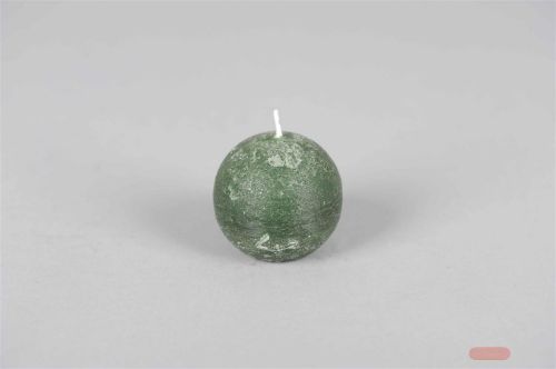 Bild von Rustic Kugelkerze, Ø 60mm, eiben