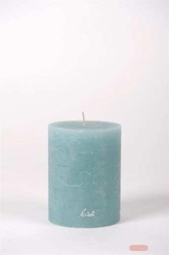 Bild von Rustic Zylinderkerze, 13cm x Ø100mm, lagune*