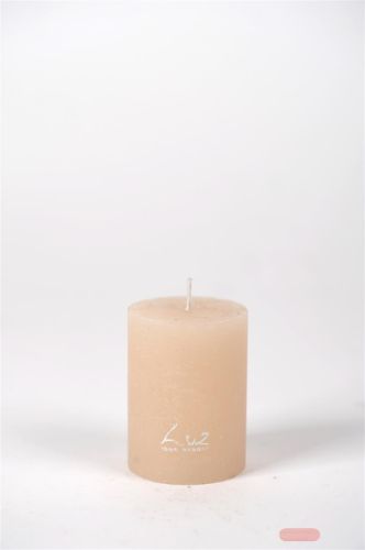 Bild von Rustic Zylinderkerze,   8cm x Ø60mm, mondstein