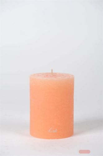 Bild von Rustic Zylinderkerze, 13cm x Ø100mm, aprikose