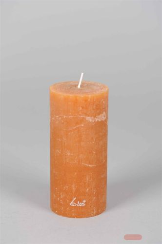 Bild von Rustic Zylinderkerze, 10cm x Ø50mm, amber