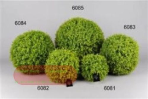 Bild von Kugelstrauch, aus Gras - 28cm, grün