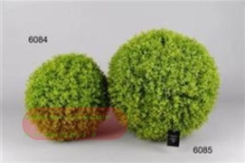 Bild von Kugelstrauch, aus Gras - 33cm, grün