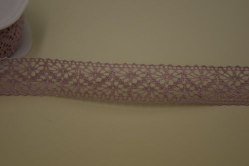 Bild von Band 10m/ 22mm, Häkel-Spitzenborte, altrosa