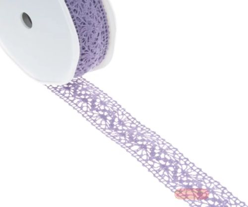 Bild von Band 10m/ 22mm, Häkel-Spitzenborte, flieder