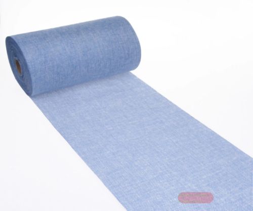 Bild von Tischläufer 25m/ 200mm, Shabby Chic, hellblau