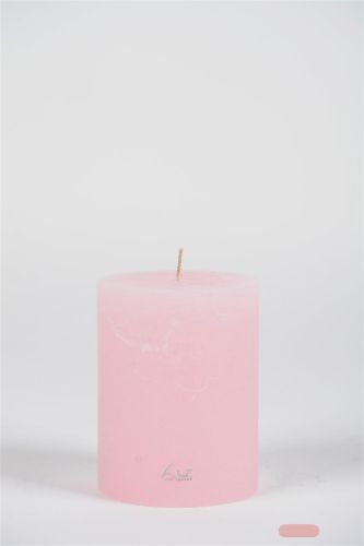 Bild von Rustic Zylinderkerze, 13cm x Ø100mm, strawberry ice